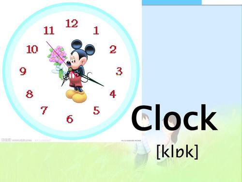 clock [kl k]