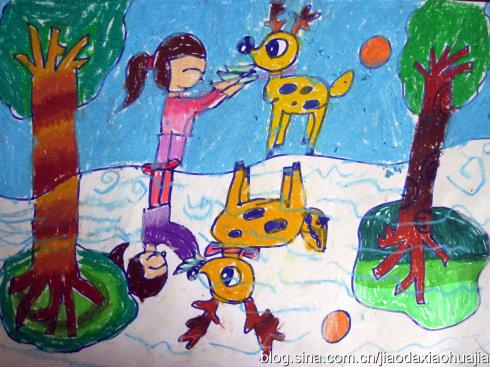 原来影子可以这样美丽评二年级画影子课堂作业