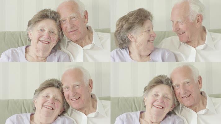 外国老人外国夫妻幸福生活视频素材