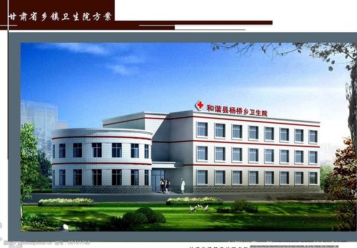 关键词:卫生院效果图 乡镇卫生院 设计效果图 蓝天 草地 3d作品 3d