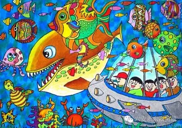 "我心中的海洋"儿童绘画展活动开始啦,给宝贝一个展示自己的机会吧!