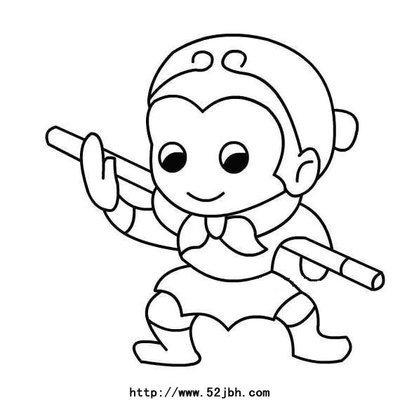 西游记卡通人物简笔画手抄报 简笔画手抄报