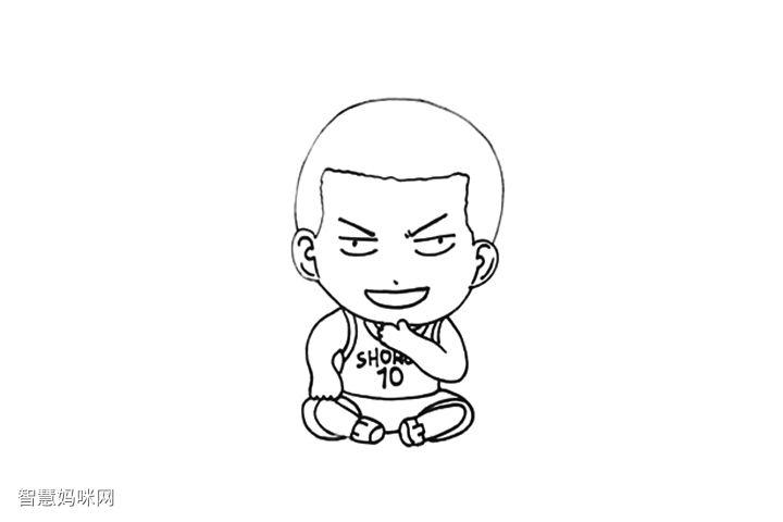 灌篮高手樱木花道怎么画