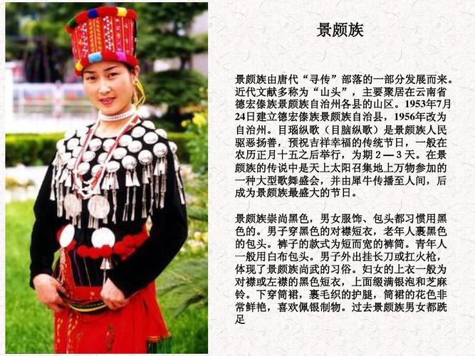 文档网 所有分类 表格/模板 调查/报告 少数民族风俗习惯ppt  景颇族