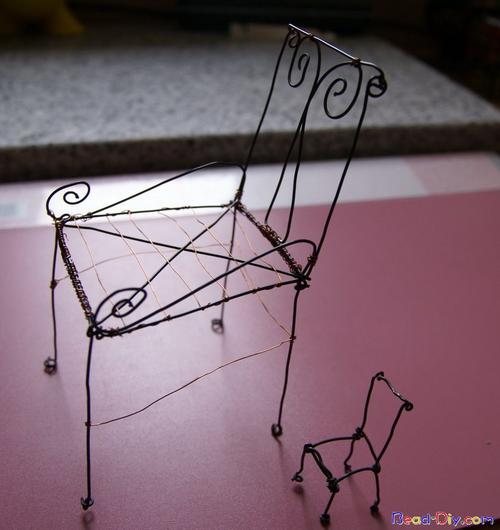 69 创意手工区 69 金属铁丝艺术 69 手工铝线编的小自行车