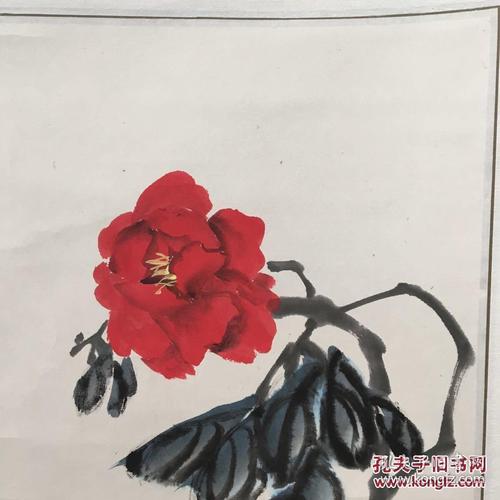 著名画家刘雪峰1998《曹州春色》立轴