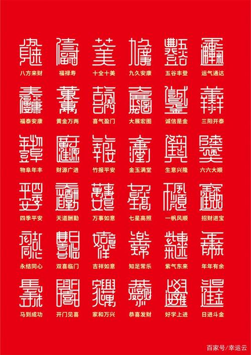 由于合体字最早来源于道教道教符籙上,道教认为北斗丛星中有三十六个