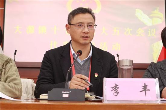 镇党委书记李丰作了重要讲话
