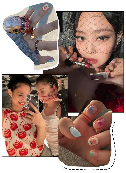 jennie这段时间在ins上晒了好几次美甲