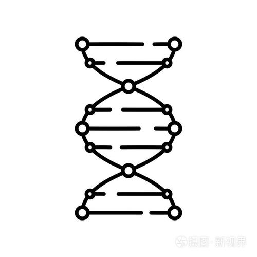 徽标的 dna 模板.dna 的象征符号