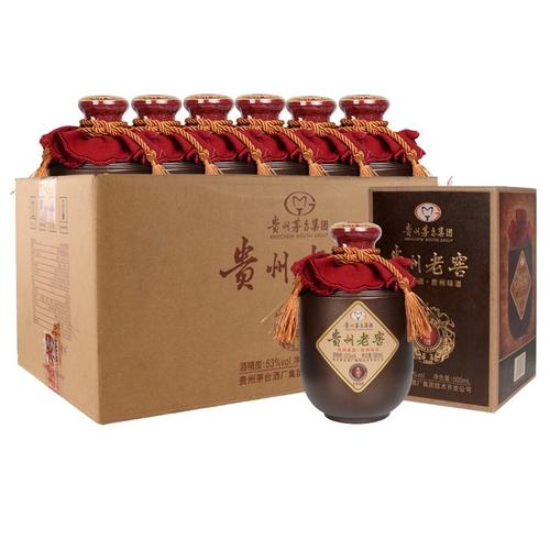 贵州茅台集团 贵州老窖老坛酒 53度柔和酱香型白酒坛子酒整箱礼盒装