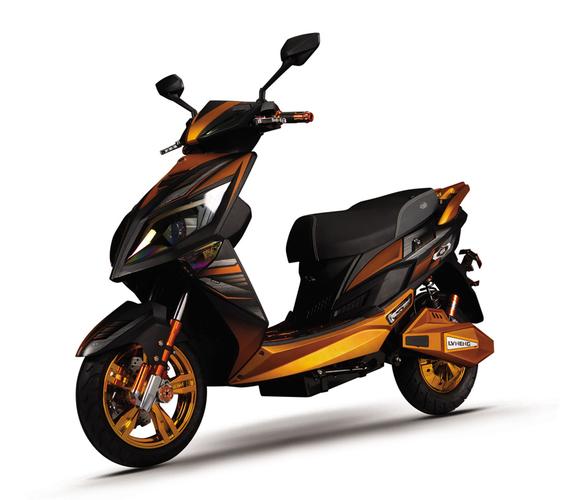 绿能幻影3号电动摩托车整车外观图片