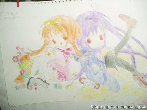 cc画廊的美术班的素描班的茅雨莎的卡通画的友情客串