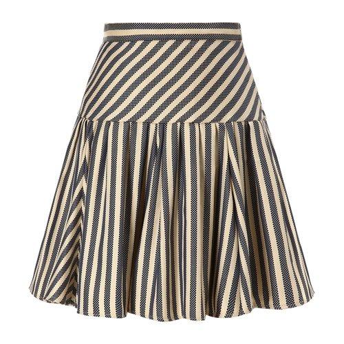 emporioarmani/安普里奥阿玛尼女士半身裙-女士裙子面料:70聚纤30亚麻