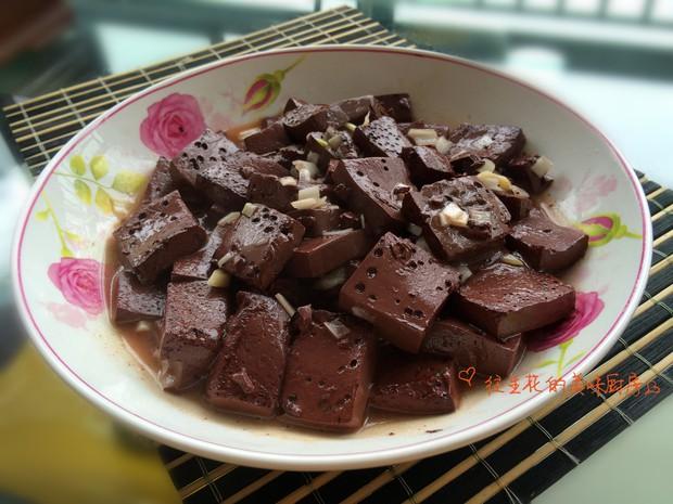 清炒血豆腐的做法 清炒血豆腐怎么做