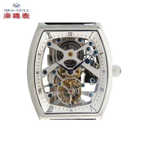 seagull 海鸥 st8210sk 男士商务镂空同轴陀飞轮机械表
