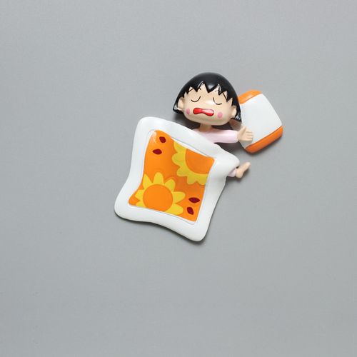 创意可爱卡通睡觉小丸子冰箱贴磁贴磁铁贴冰箱装饰磁性贴磁力贴