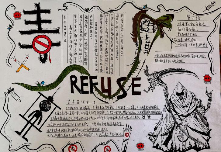 26禁毒手抄报大赛