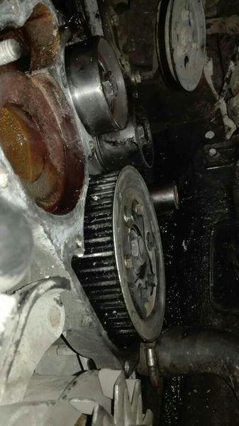 福田风景快运柴油版正时怎么对,正时皮带轮记号曲轴皮带轮记号在哪里