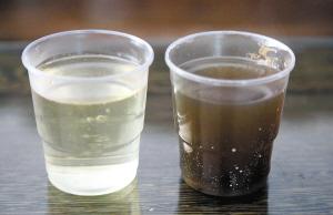 问题一:出水浑浊