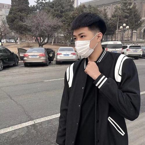棒球夹克外套秋冬季精神小伙男潮流ins痞帅快手网红