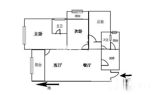 时代俊园(金盾俊园)户型图