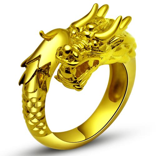 转运珠黄金戒指 周大福黄金戒指 男士黄金戒指千足金 老凤祥黄金戒指