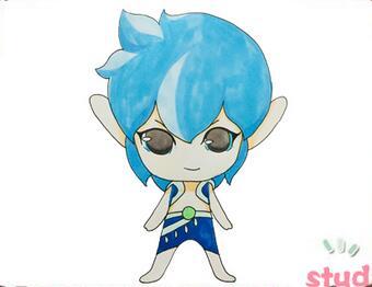 水王子简笔画简单