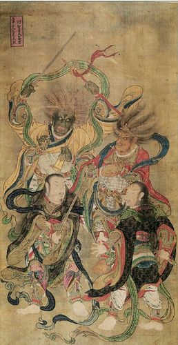 日本神话故事中的四大天王叫什么