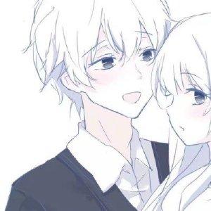 qq情侣头像一男一女简约