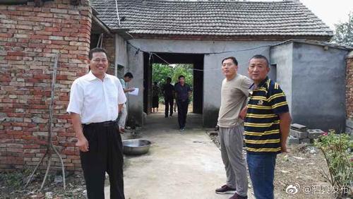 泗县畜牧局局长宋之勇到刘圩镇周道村开展扶贫工作