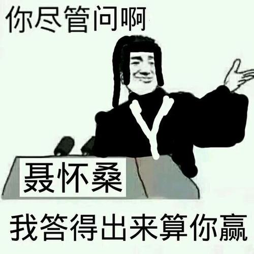 你尽管问啊,我答得出来算你赢(聂怀桑)