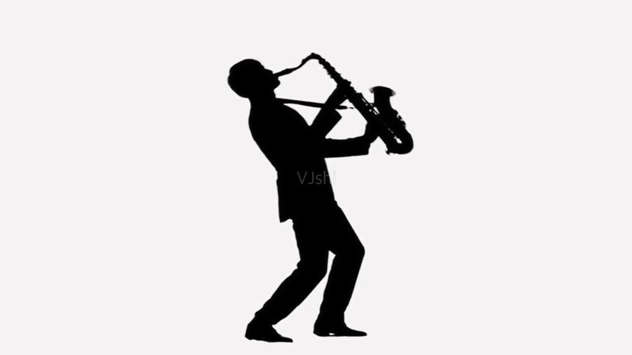 吹萨克斯男人剪影1_1280x720_高清视频素材下载(编号:2415474)_影视