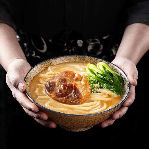 阪野乌冬日式手工面非油炸方便面速食豚骨面条方便面