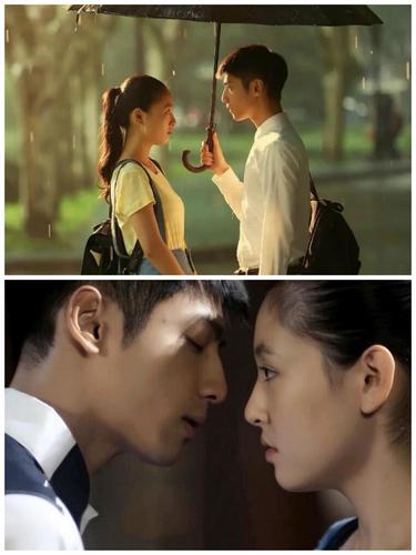 两人第一次合作在《何以笙箫默》中分别饰演青年何以琛和青年赵默笙