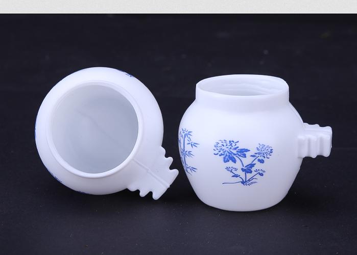 食杯食罐食盒鸟罐喂食喂鸟器鸟用饮水器鸟笼配件食碗 仿瓷杯(塑料)1个