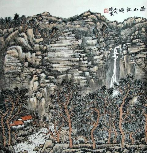崔晓东山水画,入古不泥古的创新画家!