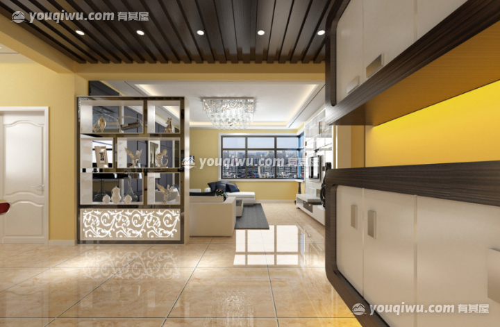 家装客厅创意分享优雅美观的客厅隔断设计