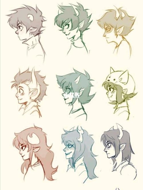 素材67兽设参考「角/翅膀/耳朵」95_五一广场攻略_绘画_板绘_画画