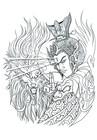 曹伍双手稿集二郎神
