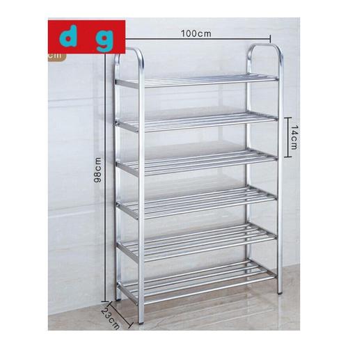 简约现代不锈钢鞋架多层简易鞋架子收纳鞋柜子组装宿舍寝室家用经济型