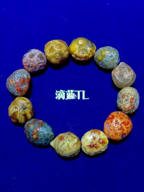 筋脉石手串 阿拉善玛瑙_手串_玛瑙_美物分享_兴趣爱好