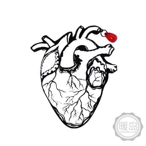 bunny手绘胸针 心脏