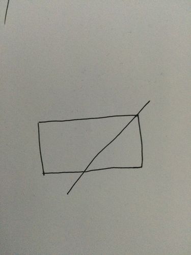 一个长方形怎样画一条线段增加3个锐角
