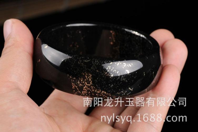 玉界正品和田玉满天星玉手镯a货带证书包邮!送精美包装盒