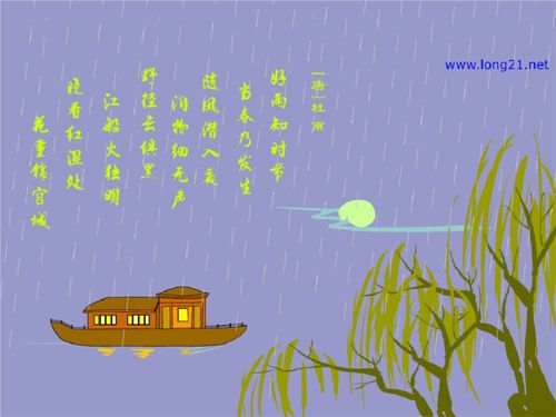 春夜喜雨