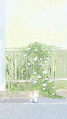 小清新插画壁纸|你要储蓄你的可爱,眷顾你的善良,变得