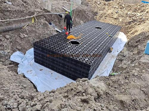 蓄水模块海绵城市雨水收集器绿化带坚固储水池地面深y化方案耐酸