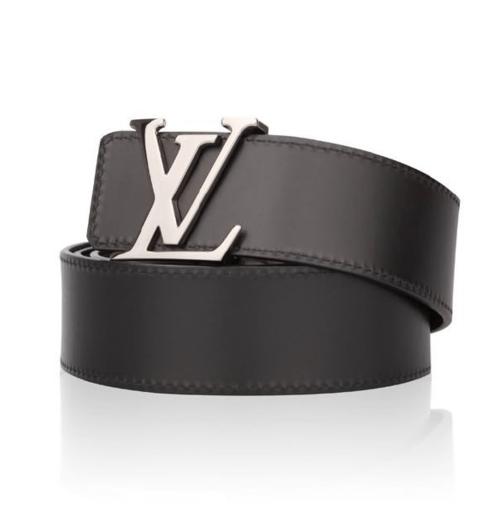 lv男士皮带腰带黑色帆布可逆双面m9043n 黑色