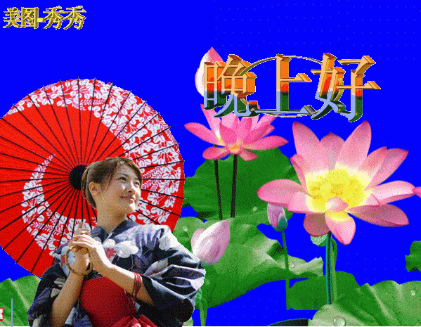 晚上好暖心问候语图片带字适合睡前群发晚安问候动态表情包